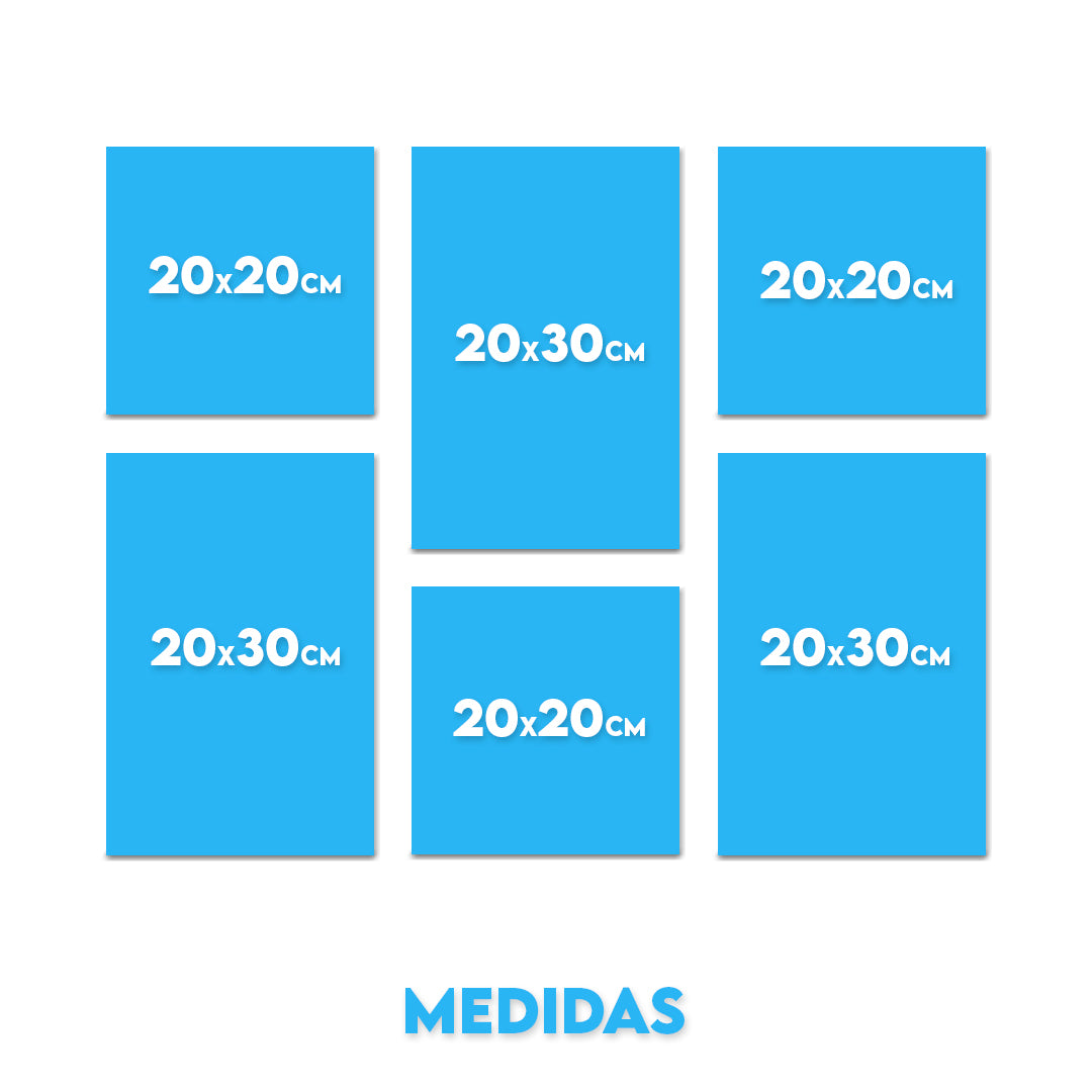 Set 7 (6 Cuadros)