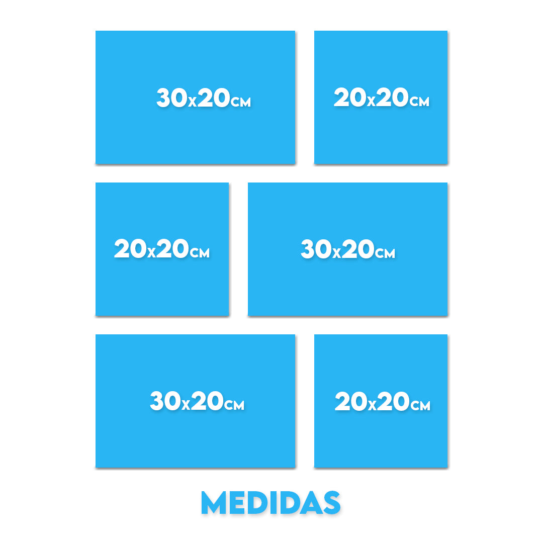 Set 8 (6 Cuadros)