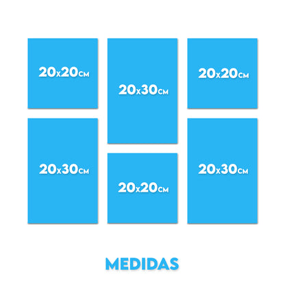 Set 7 (6 Cuadros)